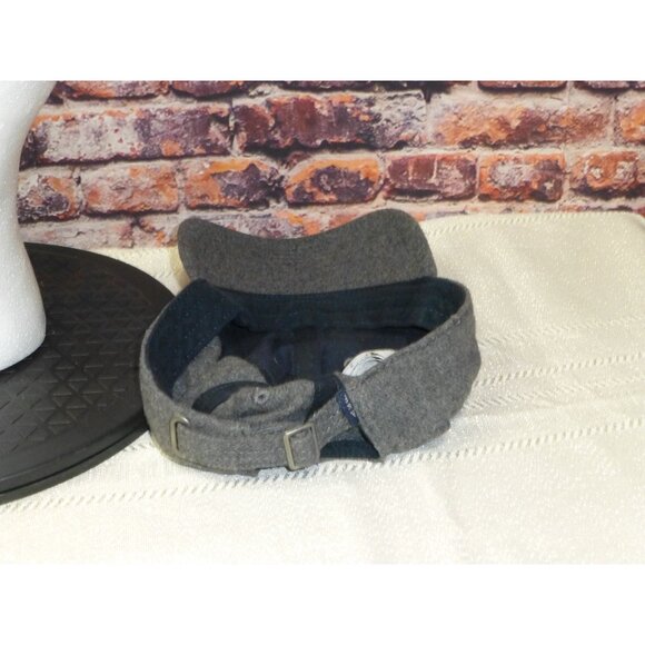 A&F Gray Wool Blend Embroidered Baseball Cap Adjustable Back Strap - Picture 5 of 6